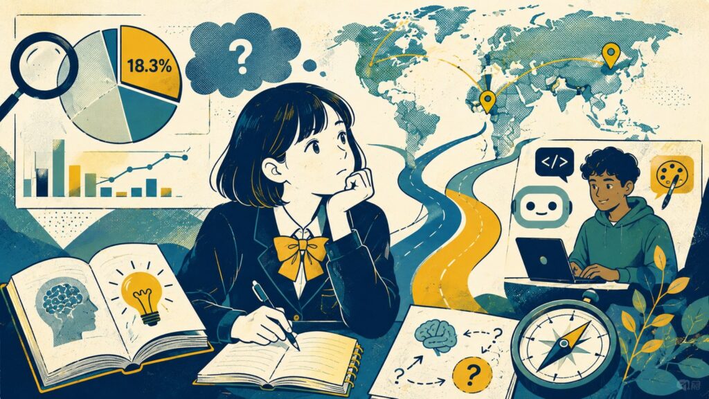なぜ日本の若者は生成AIを使いこなせないのか｜国際比較データから読み解く