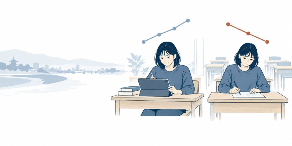 AIで成績は上がるのに本番で下がる理由｜1000人の高校生実験が示すAI学習の落とし穴